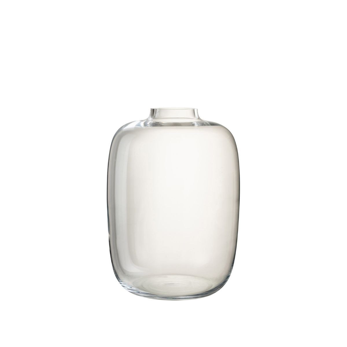 Jarrón Grande de Cristal Transparente