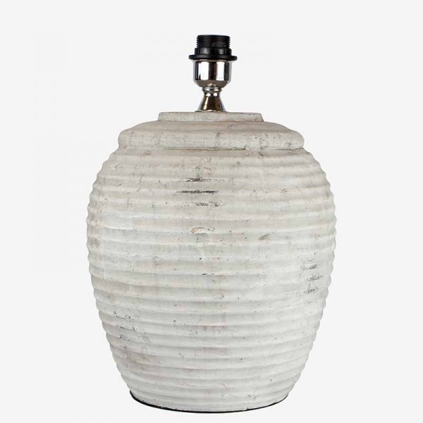 Lámpara de cerámica de mesa Ceramica Color 90 Gris Claro Saco Ocre