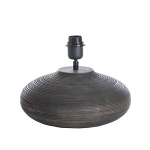 Lámpara de Mesa Ø30x23 cm – Madera Marrón