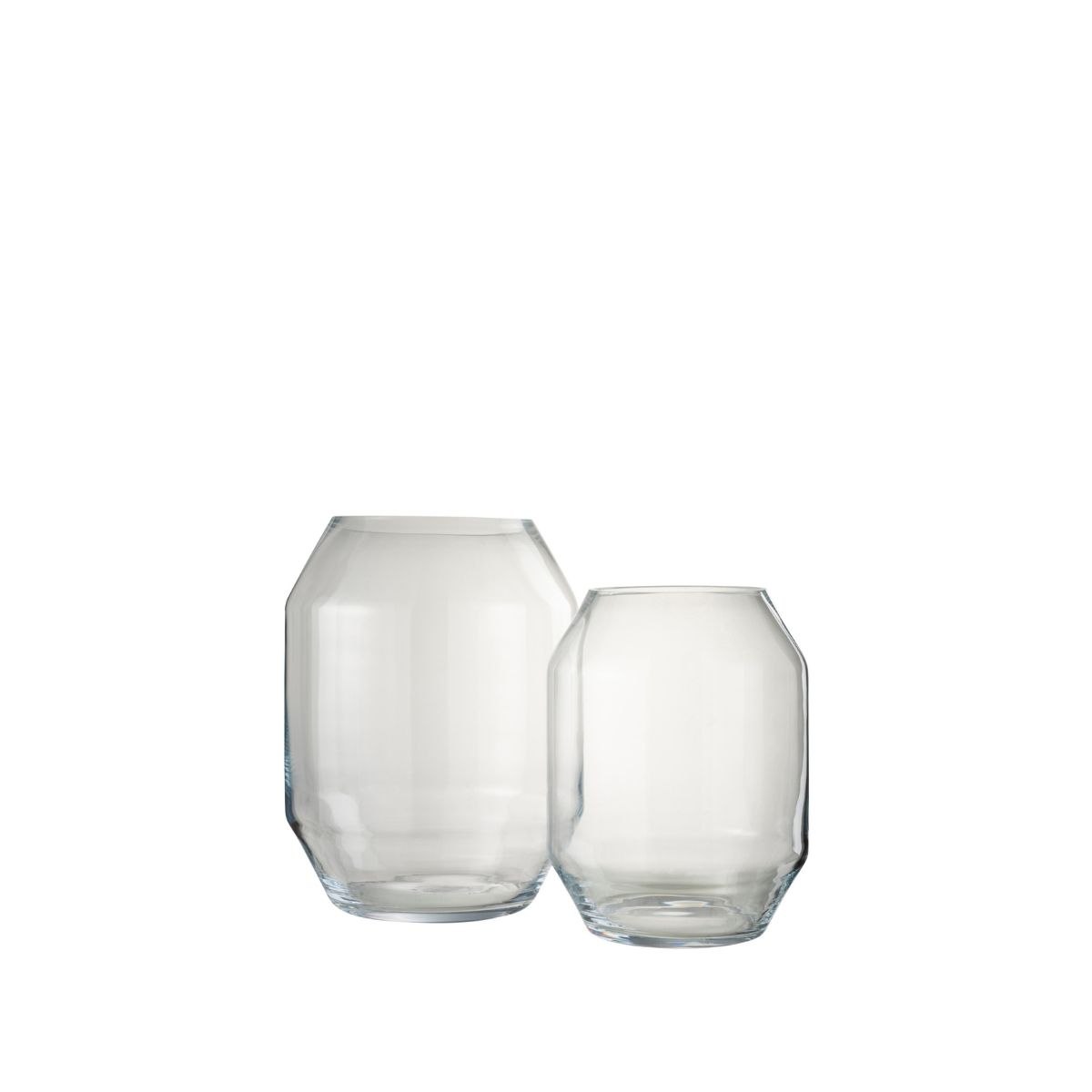 Portavelas de Cristal Transparente Grande - Imagen 2