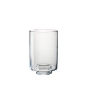 Portavelas de Cristal Transparente – Grande