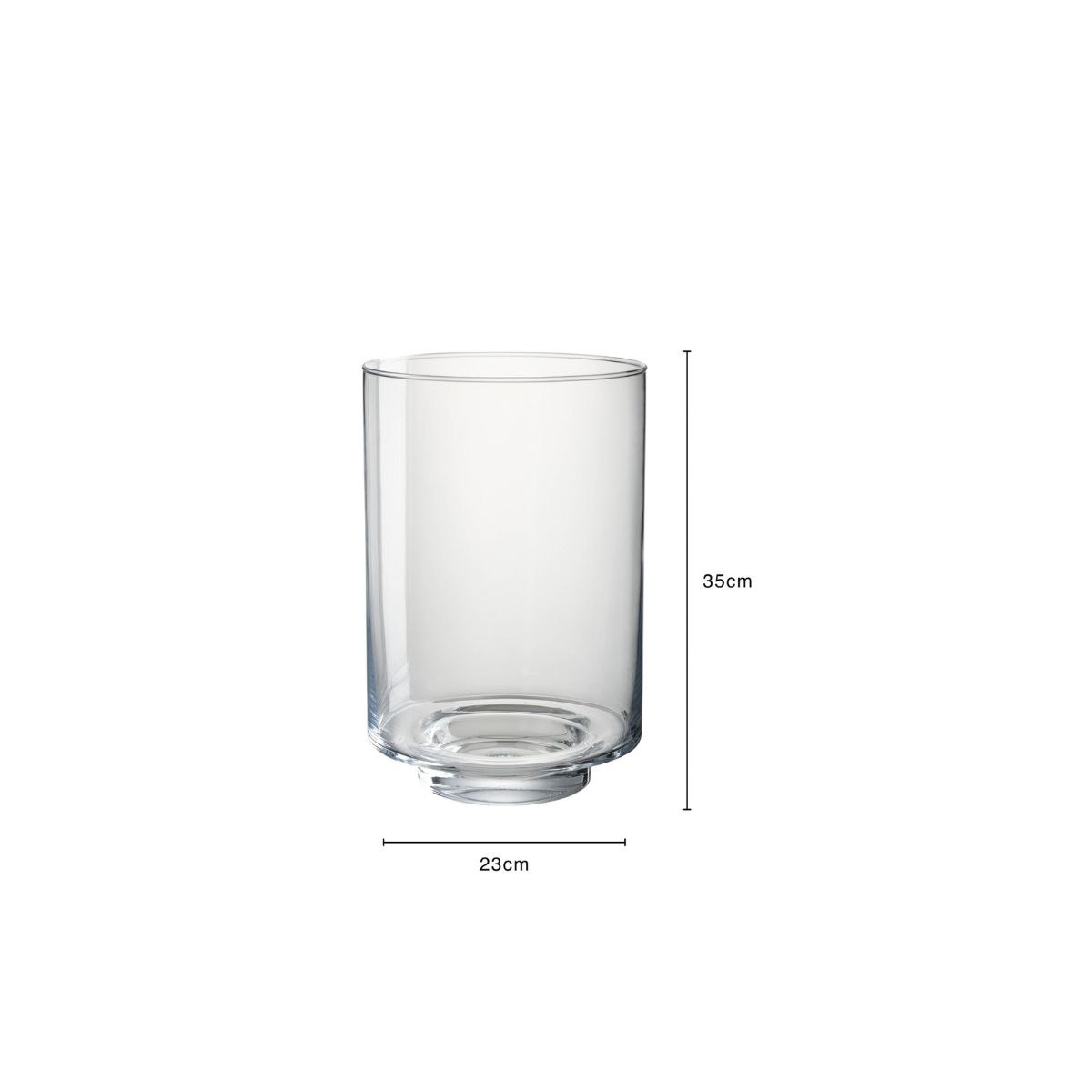 Portavelas de Cristal Transparente – Grande - Imagen 3