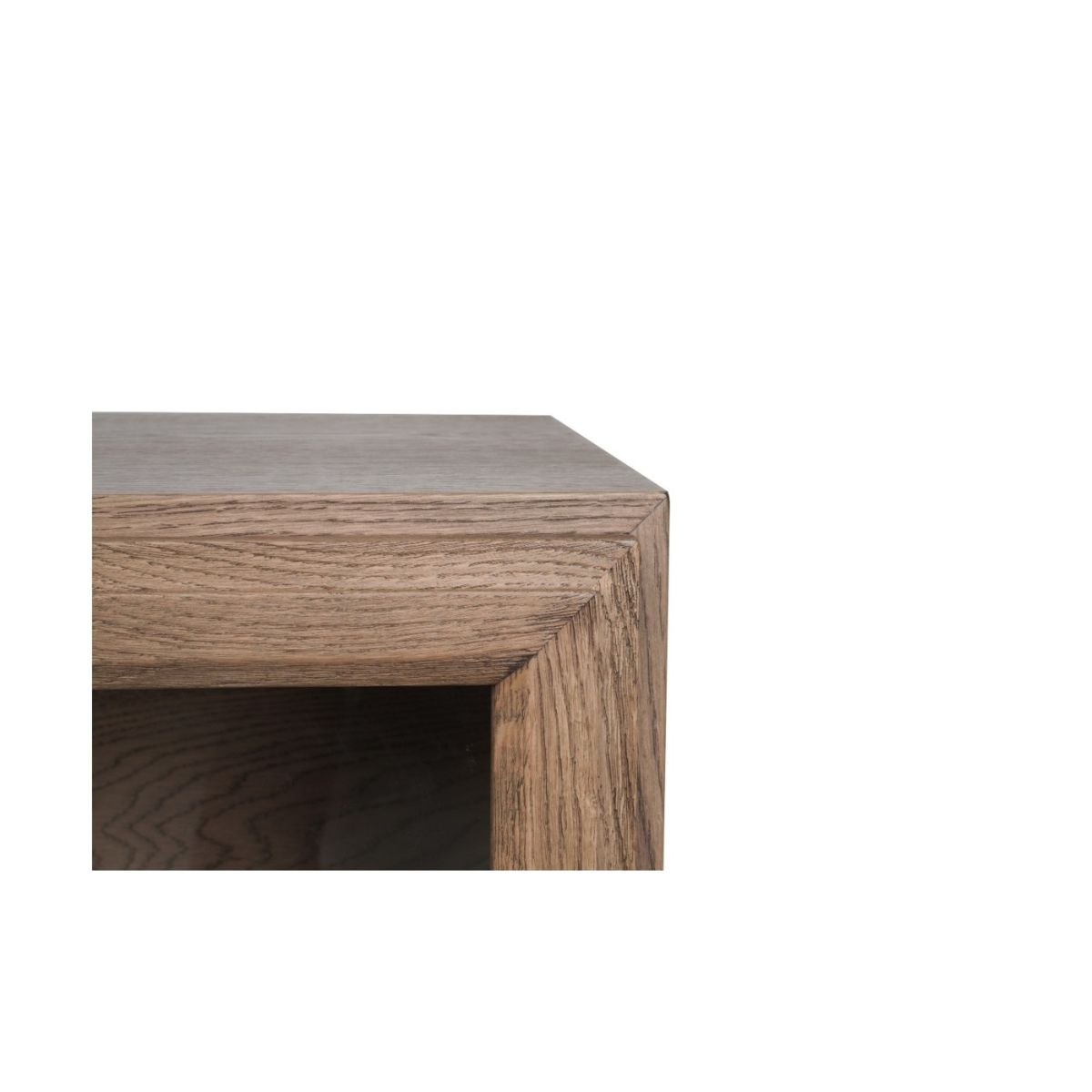 Aparador de Roble Natural con Cuatro Puertas de Cristal - Imagen 4